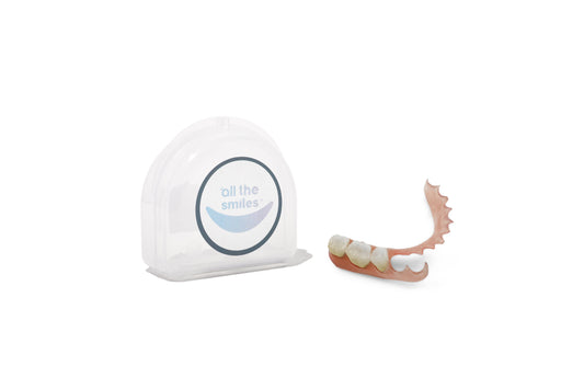 Partial Flipper Denture (1-4 Max Missing Teeth)