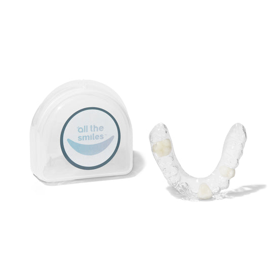 Custom Made Clear Essix Partial Denture Retainer Temporary